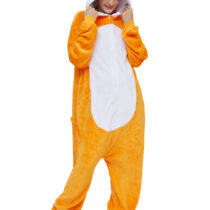 Fox Polar Fleece Kigurumi Onesie Pajama For Adults