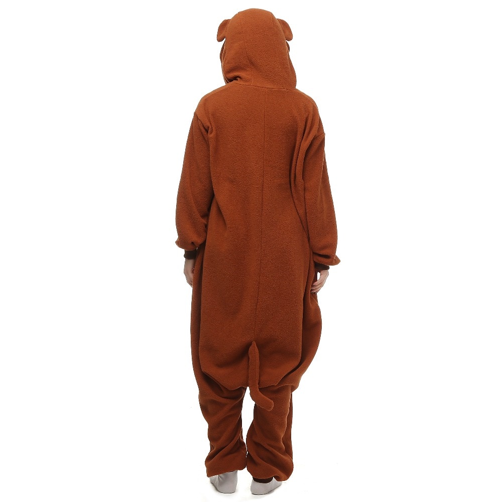 HKSNG dorosłych zwierząt brązowa małpa piżamy wysokiej jakości Cartoon kombinezony Kigurumi kostiumy kombinezony Christmas Gift dla kobiet mężczyzn