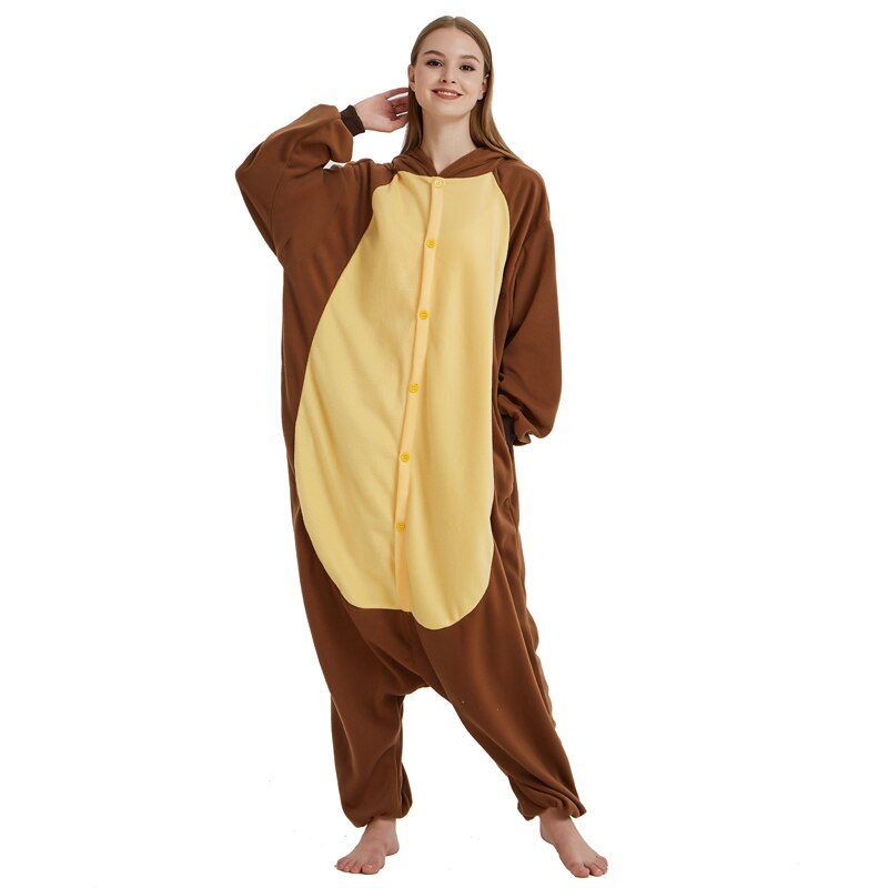 Bear Polar Fleece Kigurumi Onesie Soft Pajama For Adults - ShopKigurumi ...