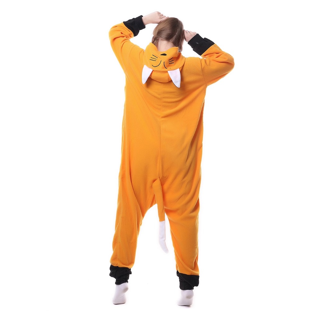 HKSNG Winter Adult Animal Mike Duck Onesies Shark Cat Fox Kigurumi Pajamas Monkey Cartoon Costumes Jumpsuits Christmas Hooded