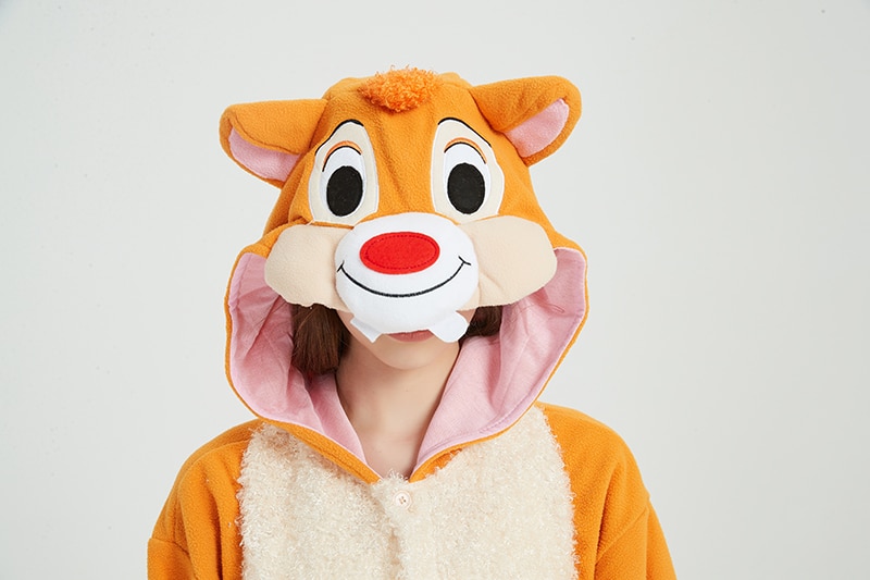 HKSNG Unisex Adult Animal High Quality Chipmunk Onesie Kigurumi Brown Squirrel Costumes Pajamas Christmas Gift