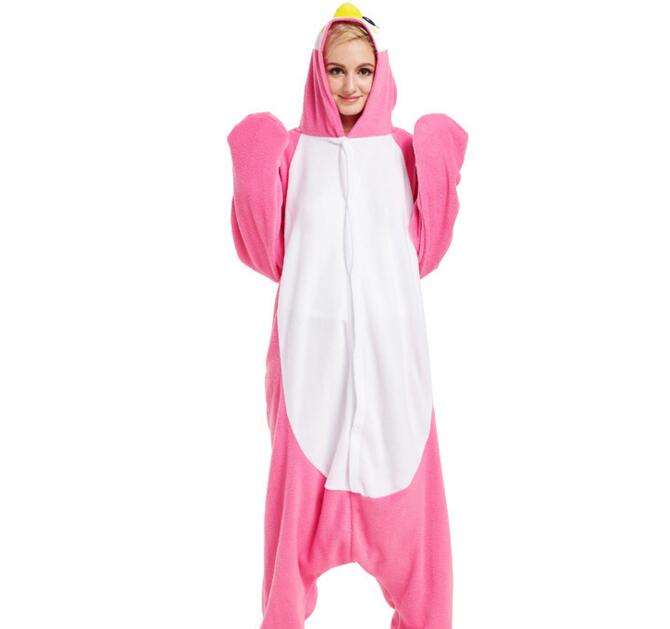 HKSNG Adult Blue Penguin Kigurumi Onesie Pajamas Cartoon Cute Halloween Family Party Costumes Jumpsuits Pyjamas Outfits