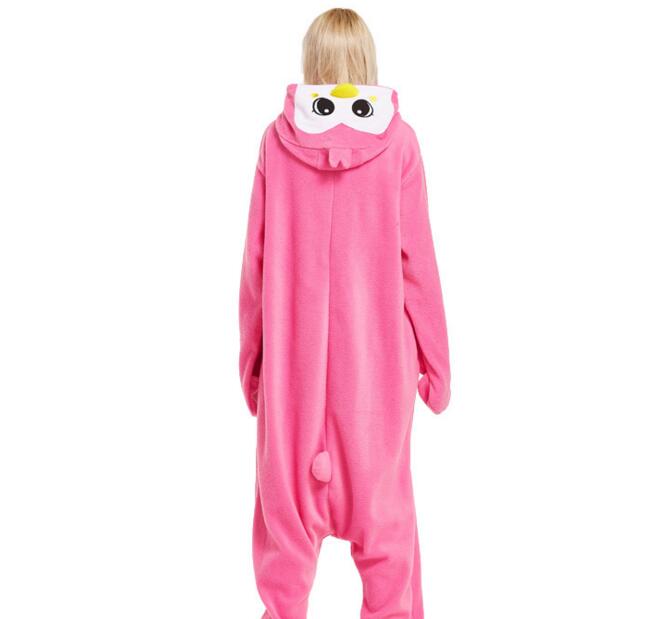 HKSNG Adult Blue Penguin Kigurumi Onesie Pajamas Cartoon Cute Halloween Family Party Costumes Jumpsuits Pyjamas Outfits
