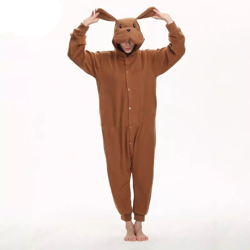 HKSNG Animal Teddy Dog Onesie Kigurumi Adult Pajamas Soft Fleece Family Party Cosplay Costumes Jumpsuits Hooded HKSNG Animal Teddy Dog Onesie Kigurumi Adult Pajamas Soft Fleece Family Party Cosplay Costumes Jumpsuits Hooded