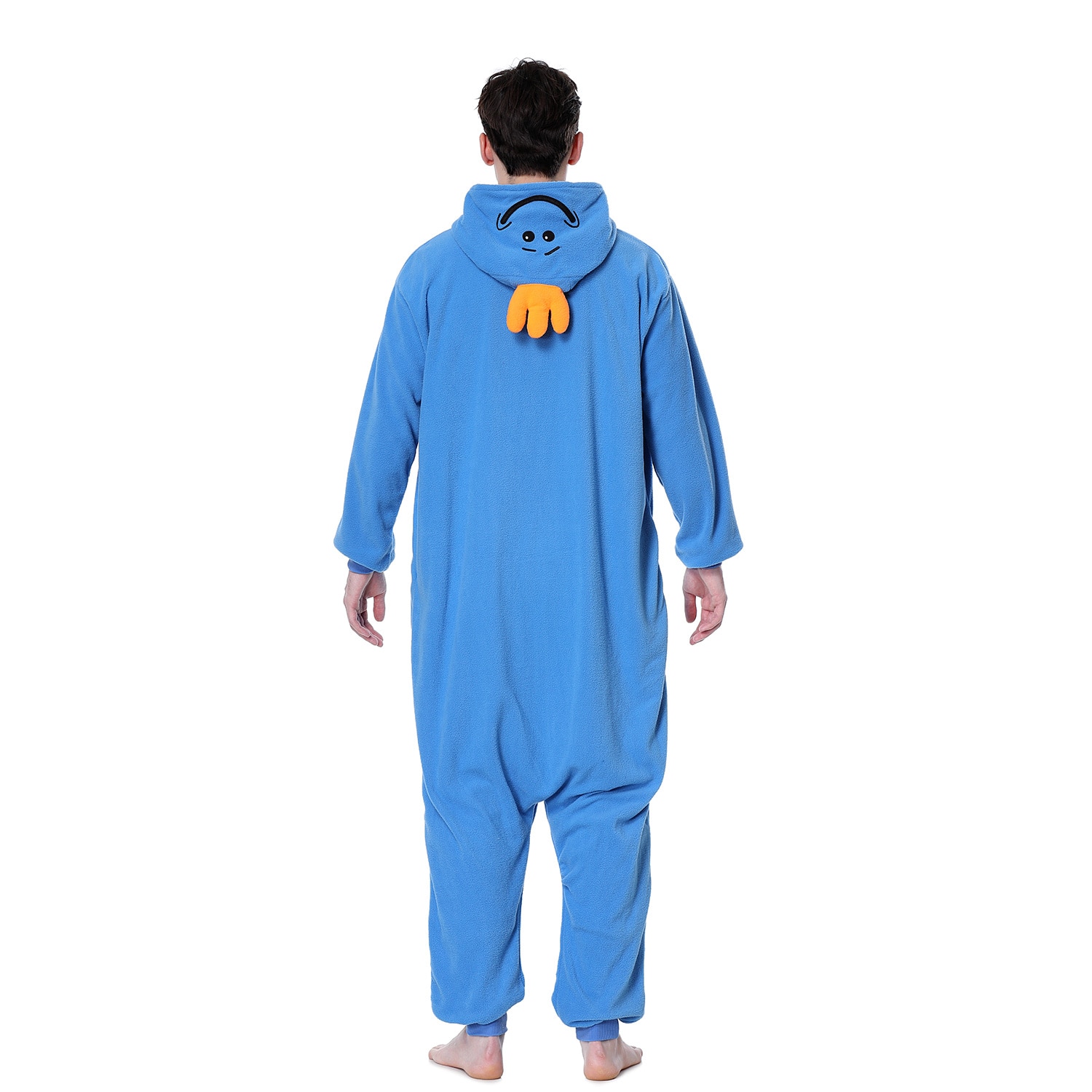 Men's Pajama Mr Meeseeks Kigurumis Zipper Onesies Funny Outfit Winter Home Jumpsuit Festival Party Suit Adult Unisex