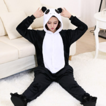 Panda Soft Polar Fleece Kigurumi Onesie Pajama For Adults
