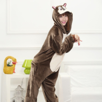 Chipmunk Soft Polar Fleece Kigurumi Onesie Pajama For Adults