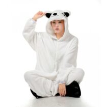 White Bear Polar Fleece Kigurumi Onesie Pajama For Adults