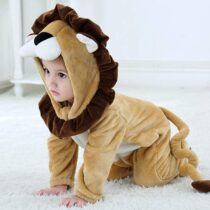 Lion Polar Fleece Kigurumi Onesie Pajama Costume For Infant/Toddler