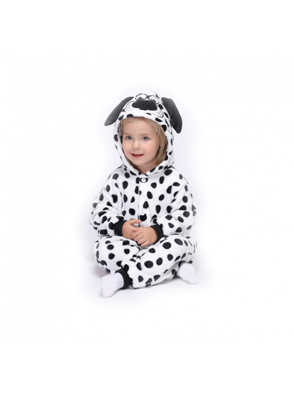 Dalmatian Dog Soft Polar Fleece Kigurumi Onesie Pajama For Kids ...