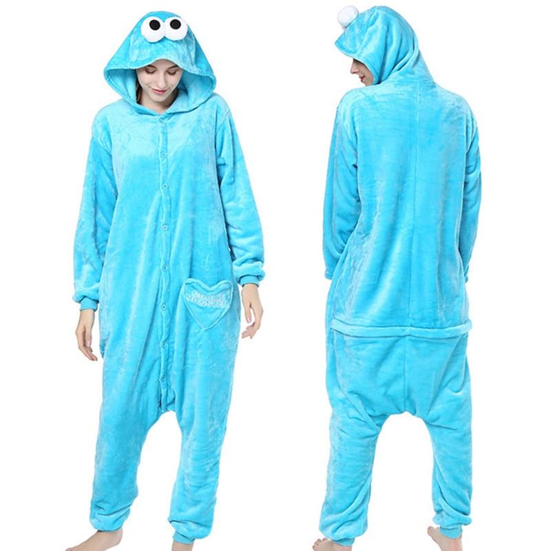 Elmo Sesame Soft Polar Fleece Kigurumi Onesie Pajama For Adults ...