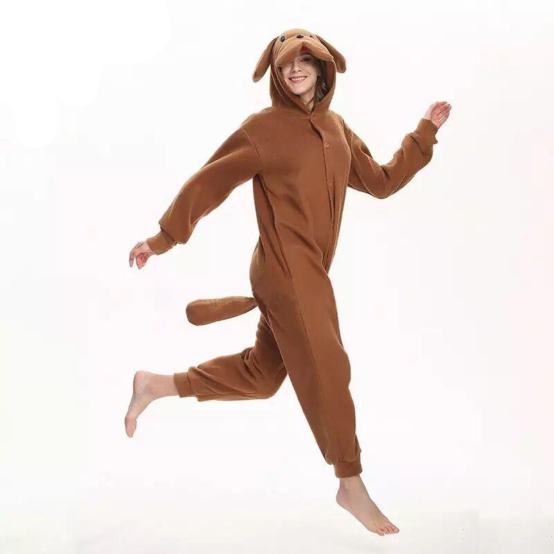 HKSNG Animal Teddy Dog Onesie Kigurumi Adult Pajamas Soft Fleece Family Party Cosplay Costumes Jumpsuits Hooded HKSNG Animal Teddy Dog Onesie Kigurumi Adult Pajamas Soft Fleece Family Party Cosplay Costumes Jumpsuits Hooded
