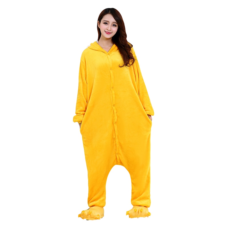 Pokemon Pikachu Soft Polar Fleece Kigurumi Onesie Pajama For Adults ...