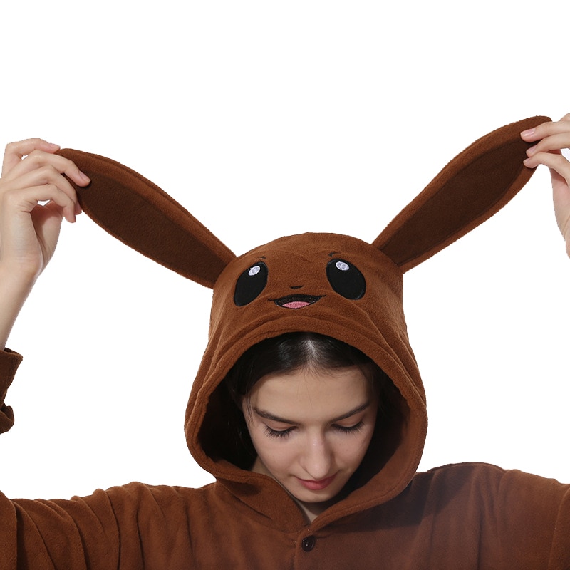 Pokemon Cosplay Costume Eevee Onesie Pajamas For Halloween Cartoon Christmas Women One-Piece Kigurumi Anime Full Body Pijama Pokemon Cosplay Costume Eevee Onesie Pajamas For Halloween Cartoon Christmas Women One-Piece Kigurumi Anime Full Body Pijama