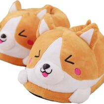 Corg Shape Soft Slippers For Adults