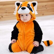 Red Panda Polar Fleece Kigurumi Onesie Pajama Costume For Infant/Toddler