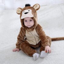 Kangaroo Polar Fleece Kigurumi Onesie Pajama Costume For Infant/Toddler