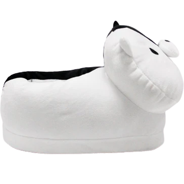 Monokuma Shape Soft Slippers For Adults