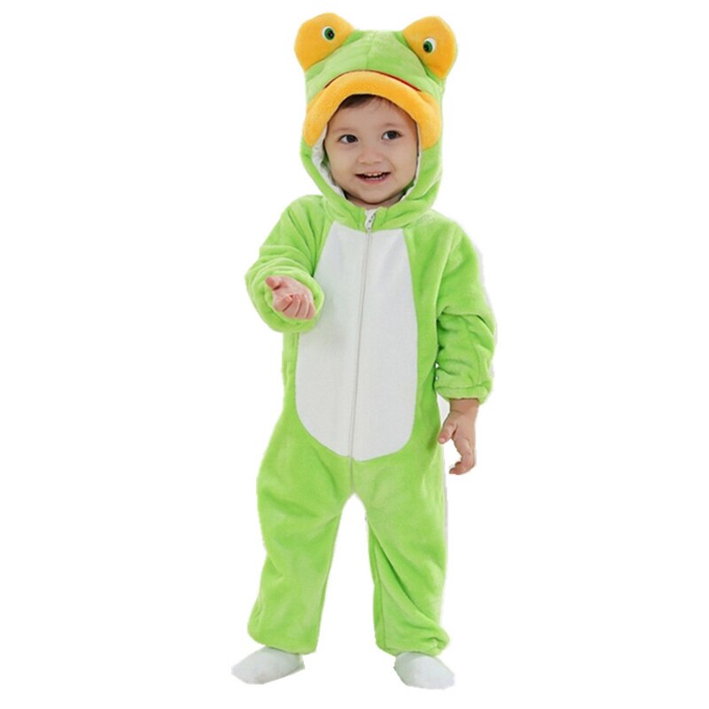 Frog Polar Fleece Kigurumi Onesie Pajama Costume For Infant/Toddler ...