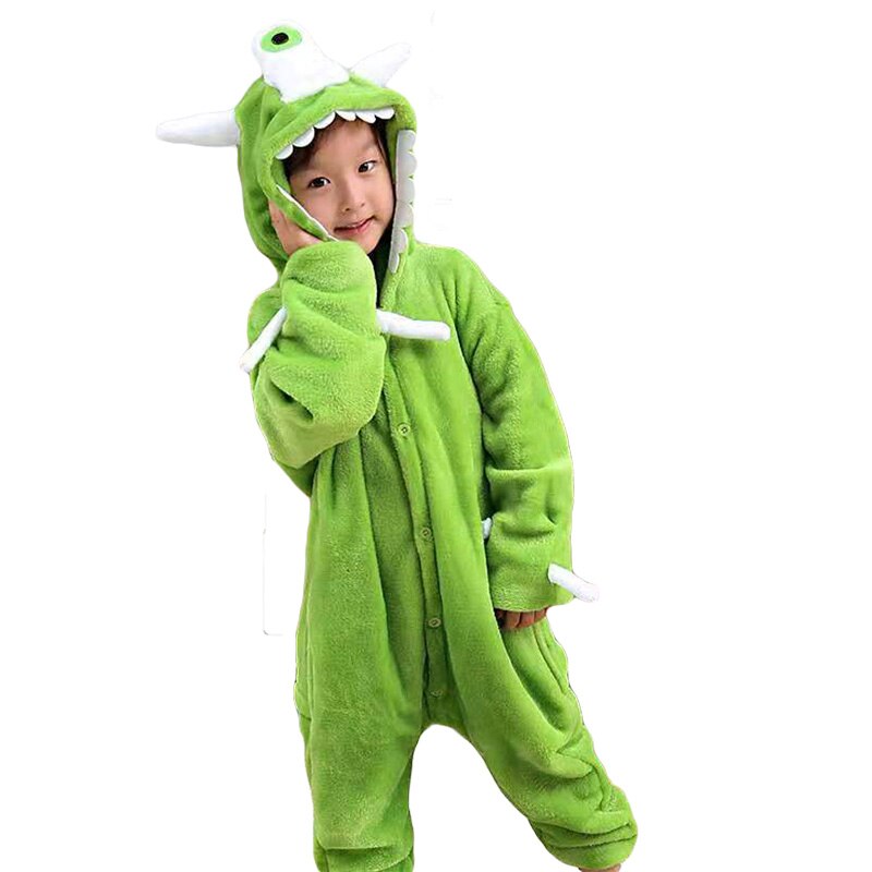 Bob Razowski Polar Fleece Kigurumi Onesie Soft Pajama For Kids ...