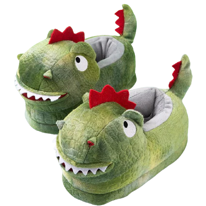 Dinosaur Shape Soft Slippers For Adults