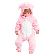 Pig Polar Fleece Kigurumi Onesie Pajama Costume For Infant/Toddler