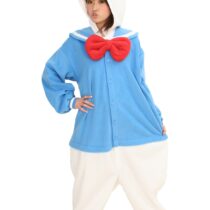 Donald Duck Soft Polar Fleece Kigurumi Onesie Pajama For Adults