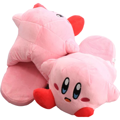 Kirby Shape Soft Slippers For Adults