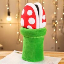 Piranha Plant Shape Soft Slippers For Adults