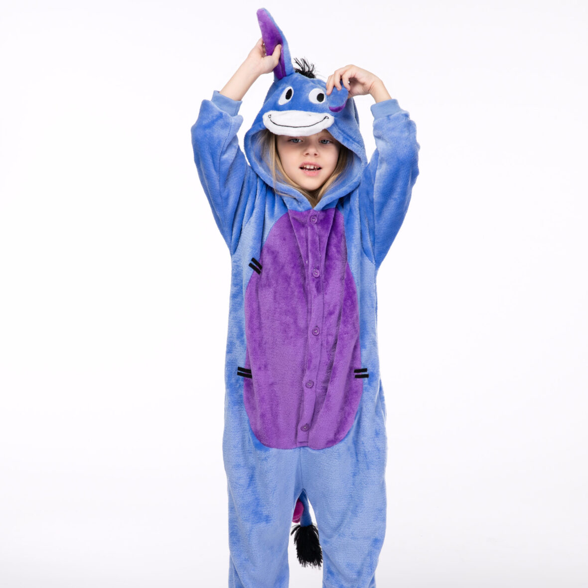 Bourriquet Polar Fleece Kigurumi Onesie Soft Pajama For Kids ...