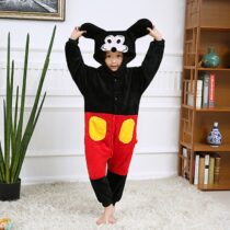 Mickey Polar Fleece Kigurumi Onesie Soft Pajama For Kids